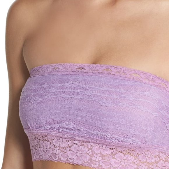 35. 🆕️ Free People Scalloped Lace Trim Bandeau Bra - Picture 4 of 8